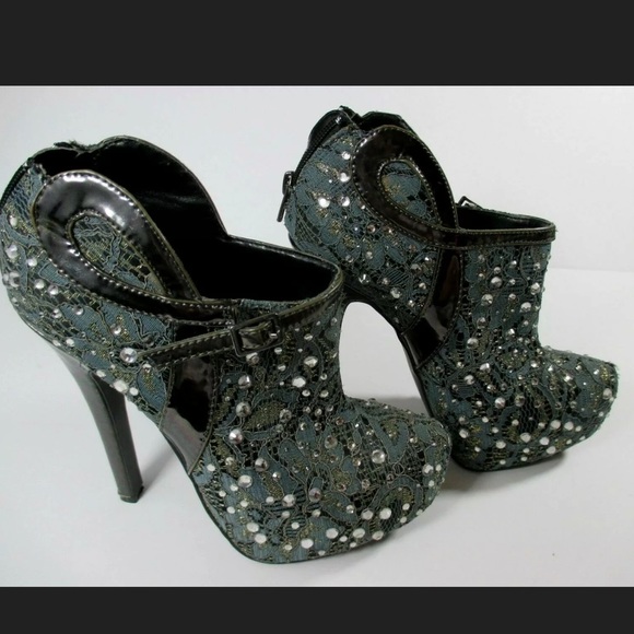 Eva & Zoe Lace Rhinestones Romantic Goth #S5 - Picture 2 of 9